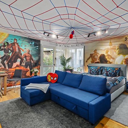 Edler Wohnraum Disney Marvel Studio Mit Balkon, Boxspringbett, Kaffeevollautomat, Lift & Parkplatz Хемниц Экстерьер фото